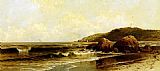 Alfred Thompson Bricher Famous Paintings - Breaking Surf